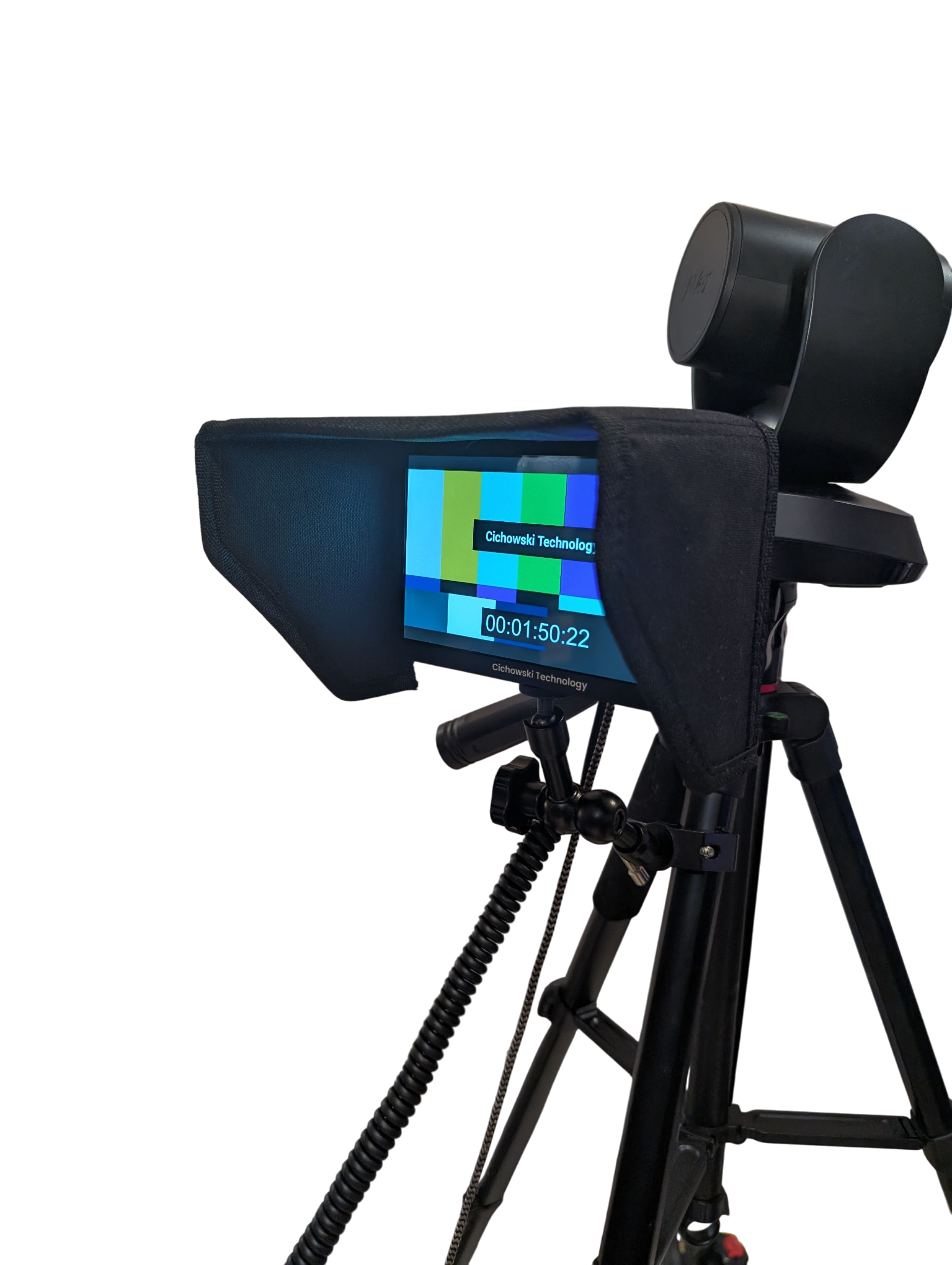 7-Inch LCD Film Production Monitor with HDMI 4K Pass-Through,  Resolution 1280x600 HD Display No-Sound